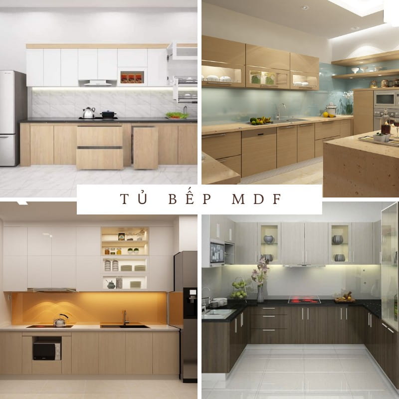 Tủ bếp MDF cao cấp