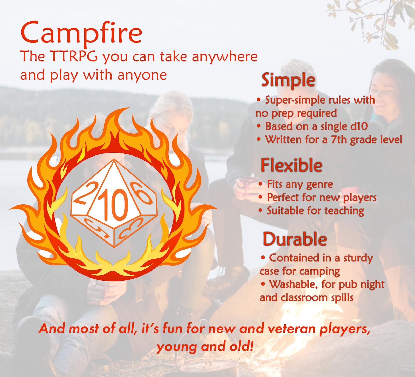 Campfire - The TTRPG you can take anywhere and play with anyone