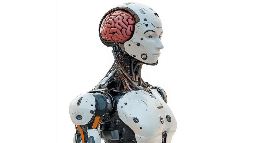 A humanoid robot with a human brain (Meta)