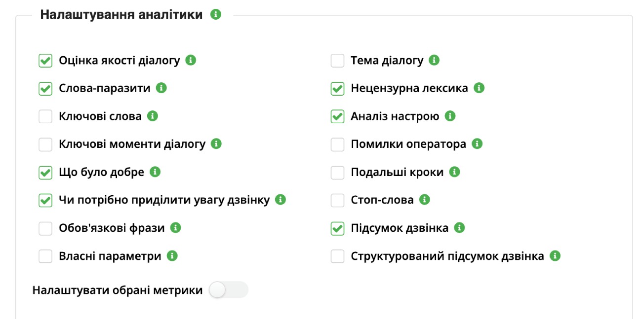 дайджест оновлень Ringostat, шаблонні налаштування AI