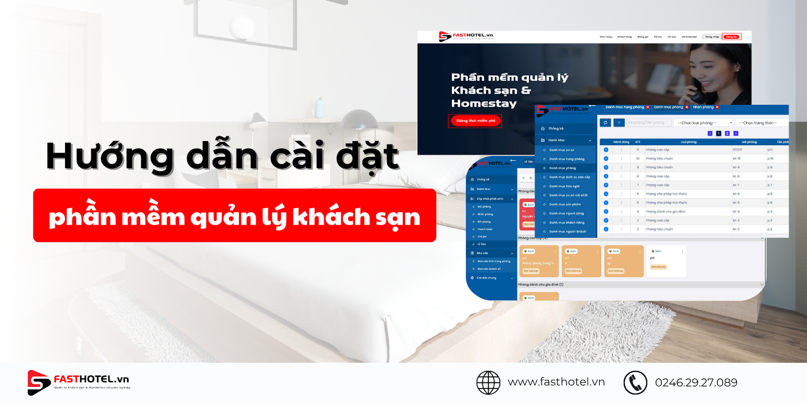 Hướng dẫn cài đặt phần mềm quản lý homestay