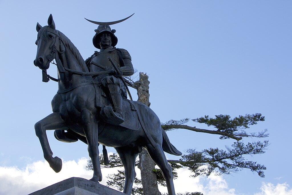 Date Masamune’s statue in Sendai