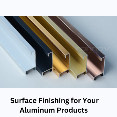 finition de surface de l'aluminium