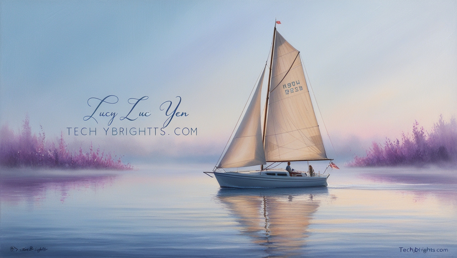 Luc Yen Sailboat Gemstone Painting