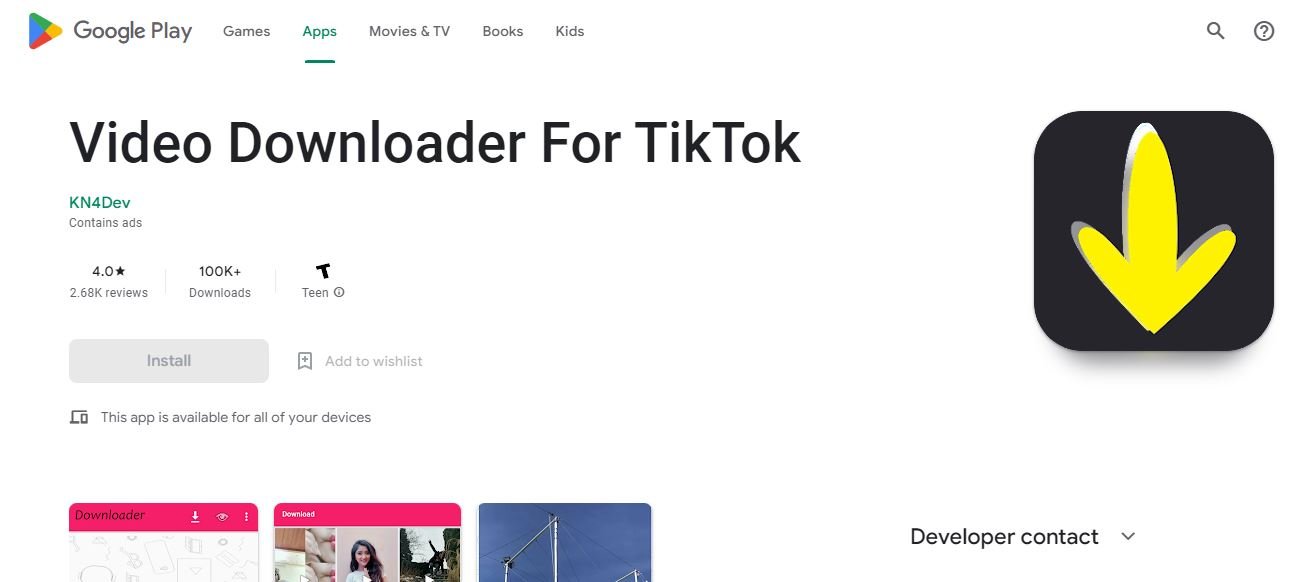 Video Downloader For Tiktok