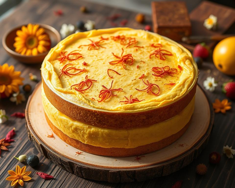 saffron cake