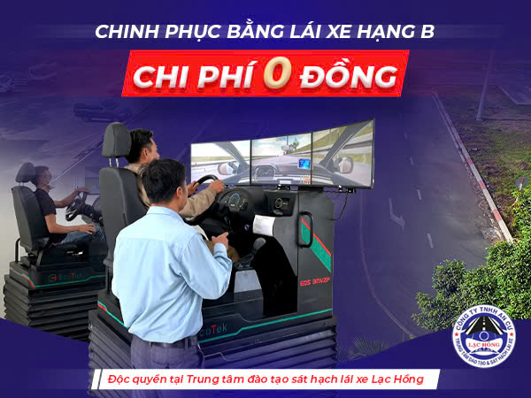 chinh phuc bang lai xe hang B 0d 