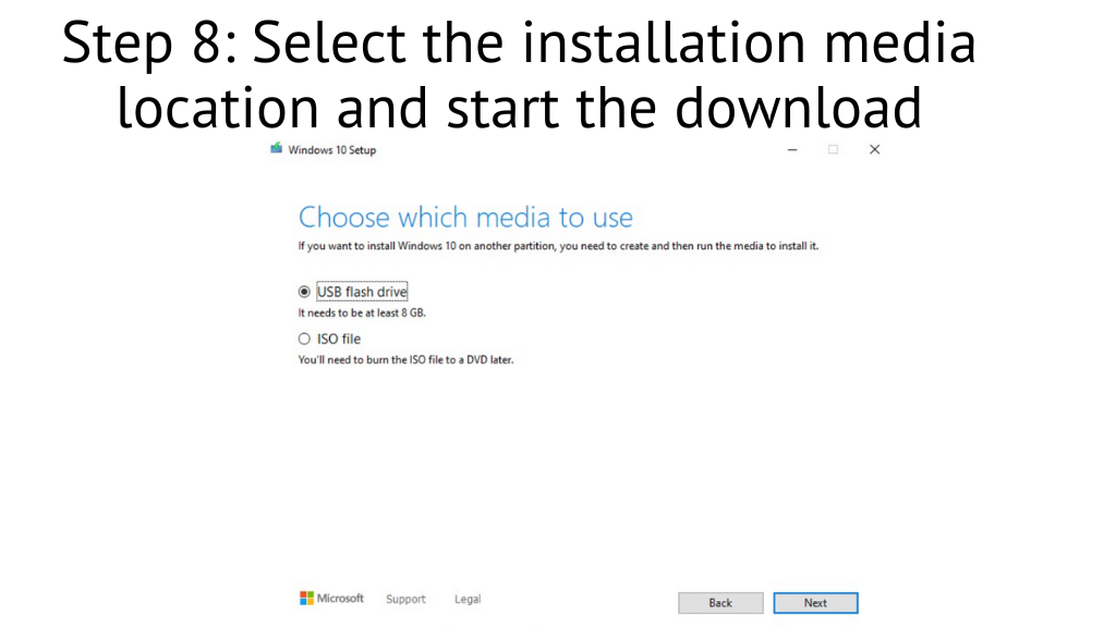 windows 10 pro download step by step