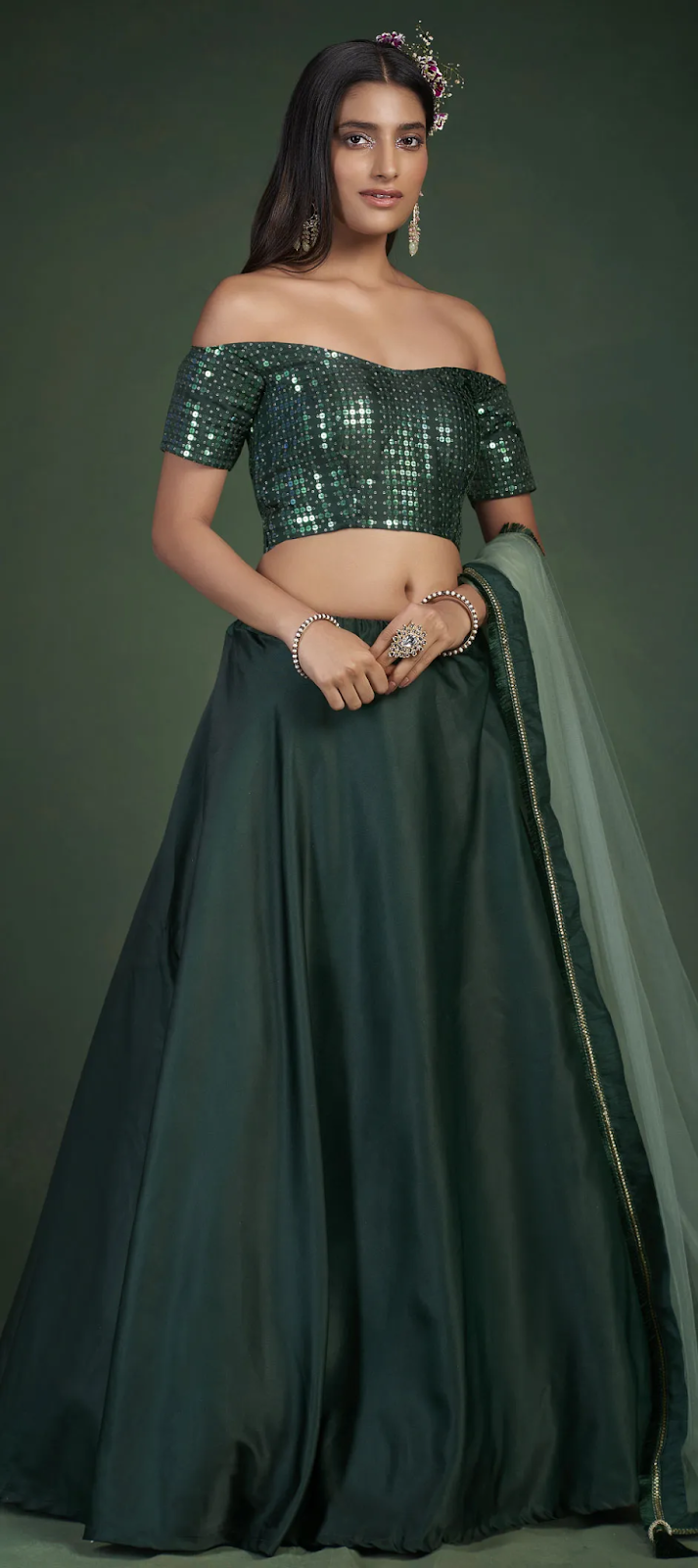 georgette-lehengas