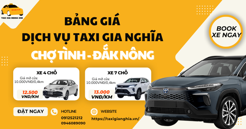 Thuê taxi đi Chợ Tình Đắk R' Măng, Đắk Nang, Đắk Nông 4