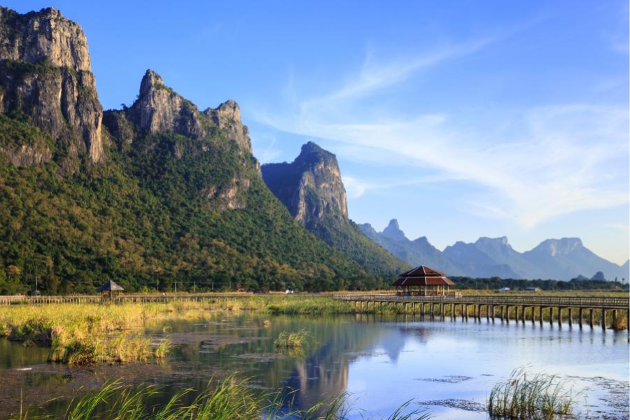 Khao Sam Roi Yot National Park in Prachuap Khiri Khan