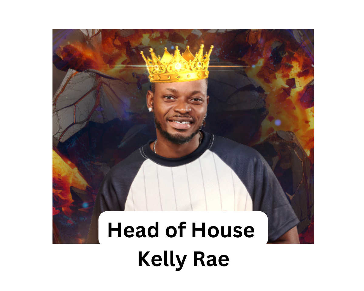 Kelly Rae, Week 9 Head of House of BBNaija Season 9. First finalist