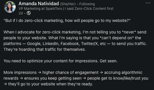 content marketing quotes amanda natividad b2b