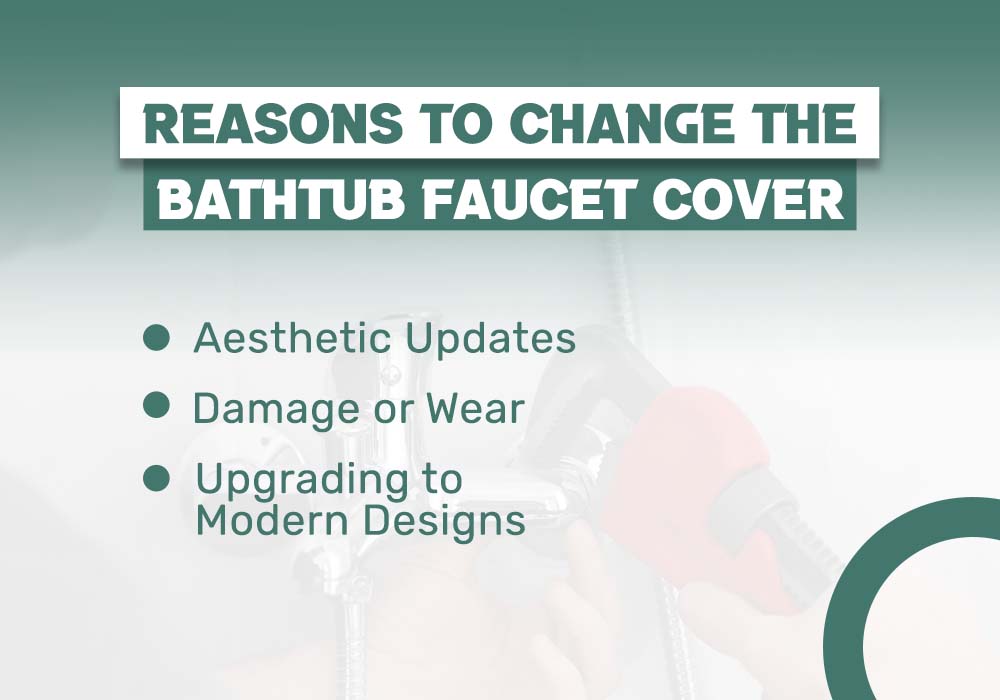 athtub faucet cover components displayed, showcasing essential parts for installation and maintenance