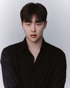 A photo of Kwon Eui Bin wearing black