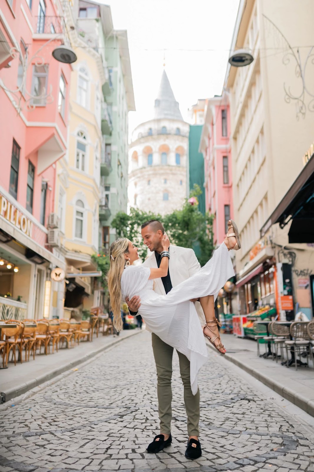 Galata lift—love in the air.