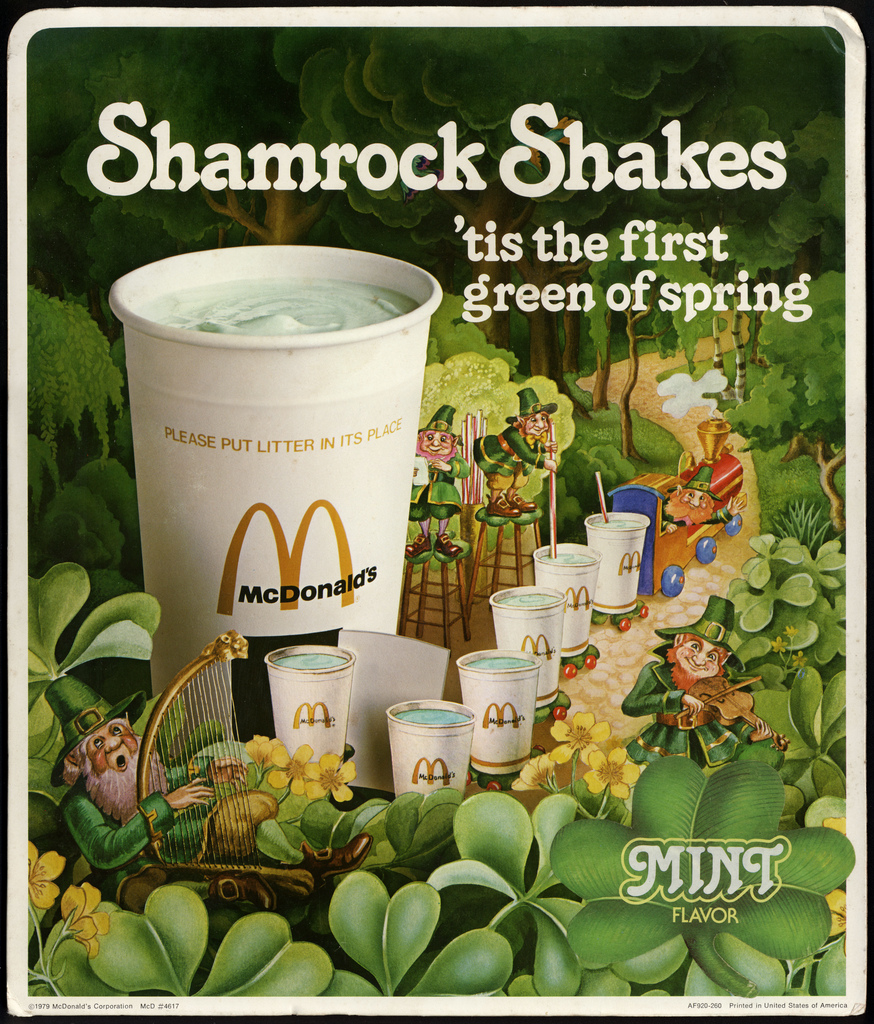 st patrick day shamrock shake promo