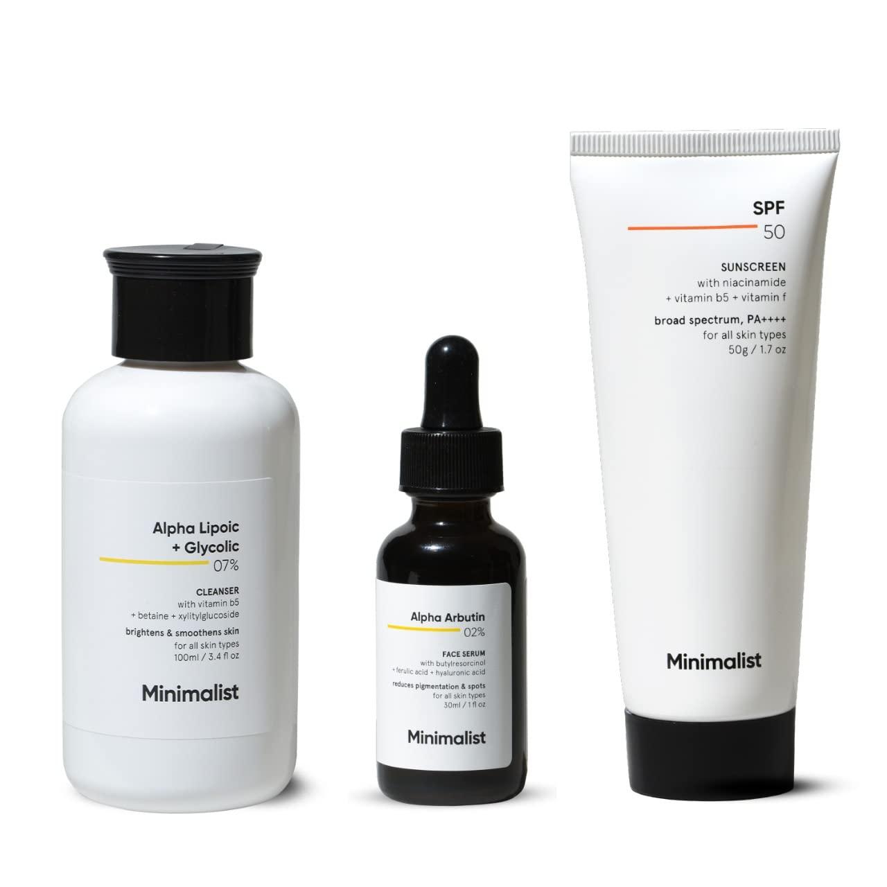 Minimalist Anti-Pigmentation Kit For Unisex, Face Wash