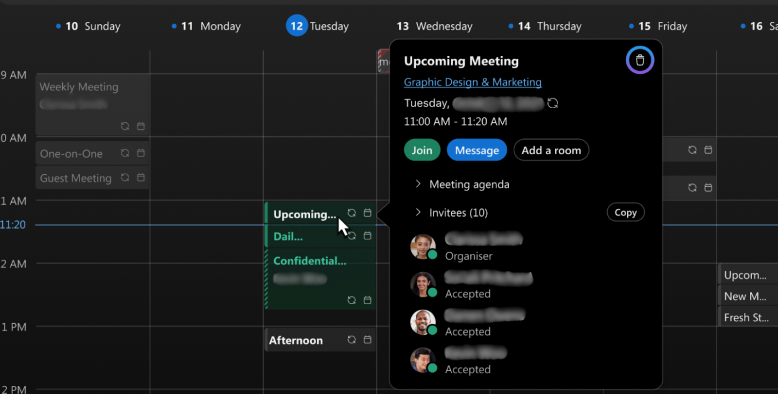 Reschedule Webex Meeting in Outlook