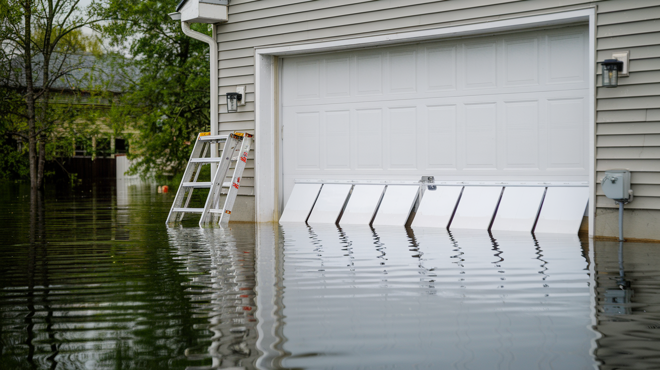 FFNF05TF-GD-W Flood Flaps Garage Door Model White Amazon
