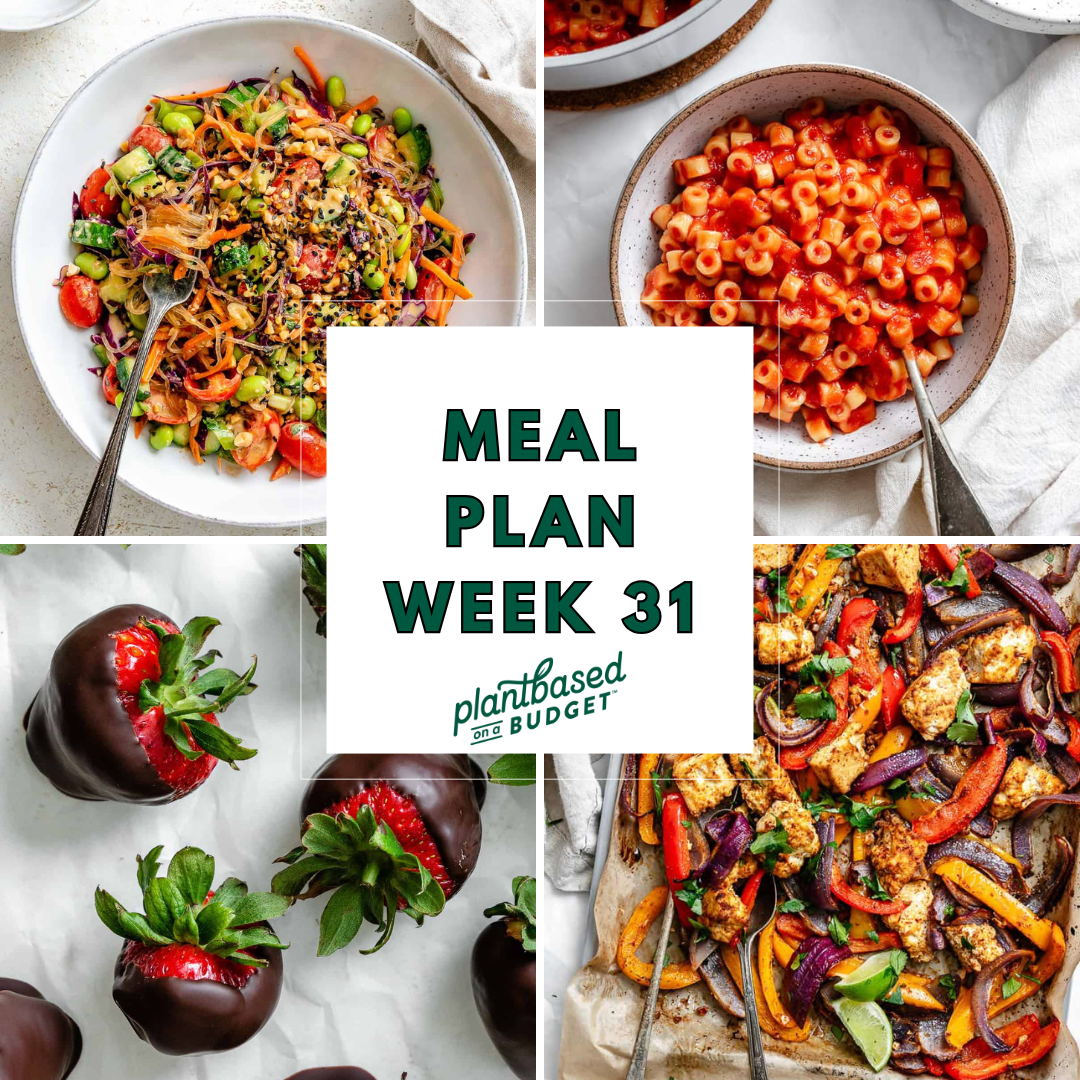 week 31 meal plan graphic