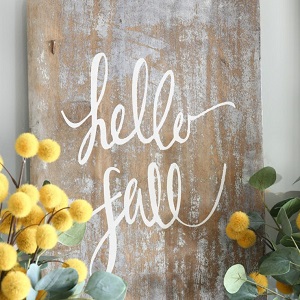 DIY Fall Sign