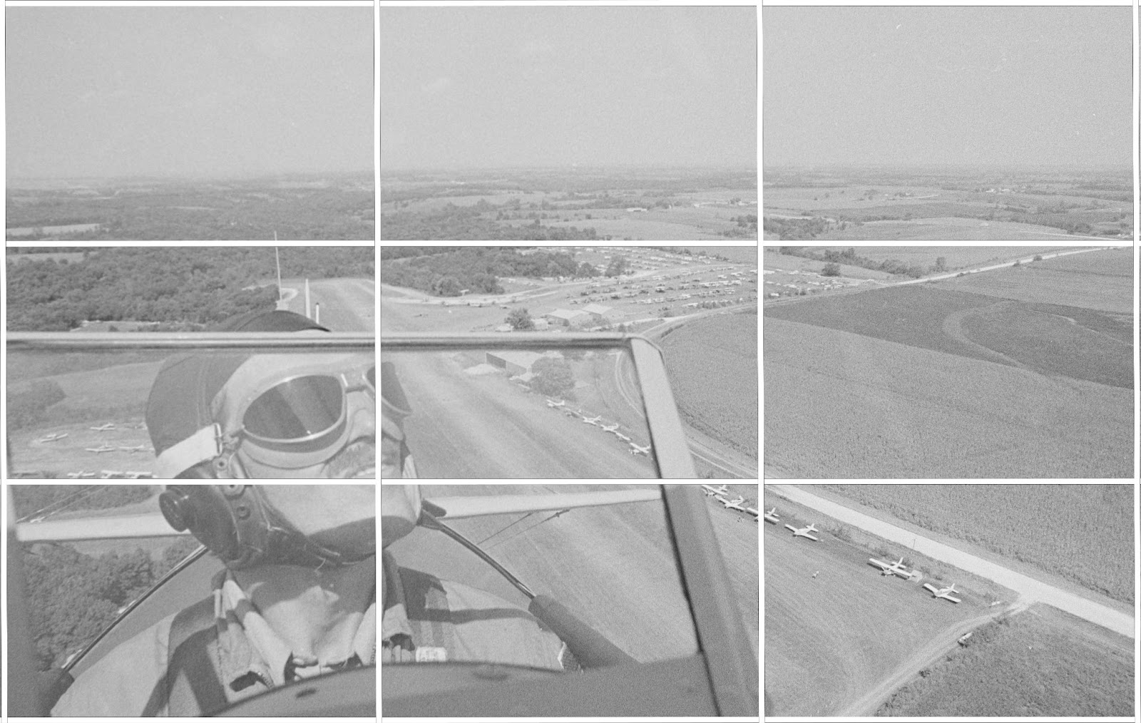 The same pilot photo with the subject positioned in the left and lower 2/3 of the image