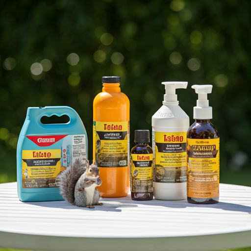 Commercial Squirrel Repellent Products