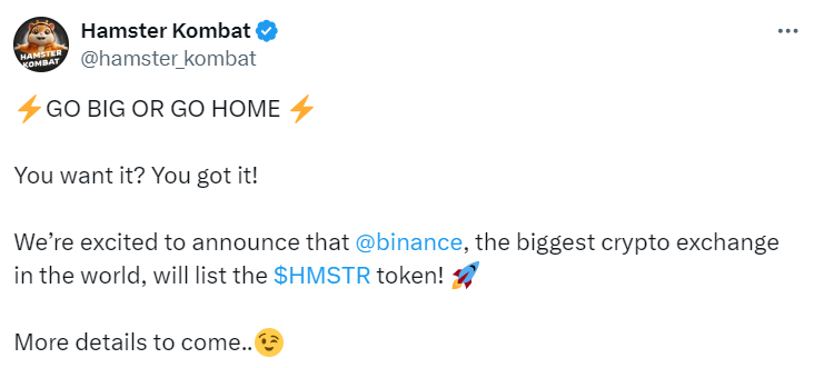 Hamster kombat on binance 