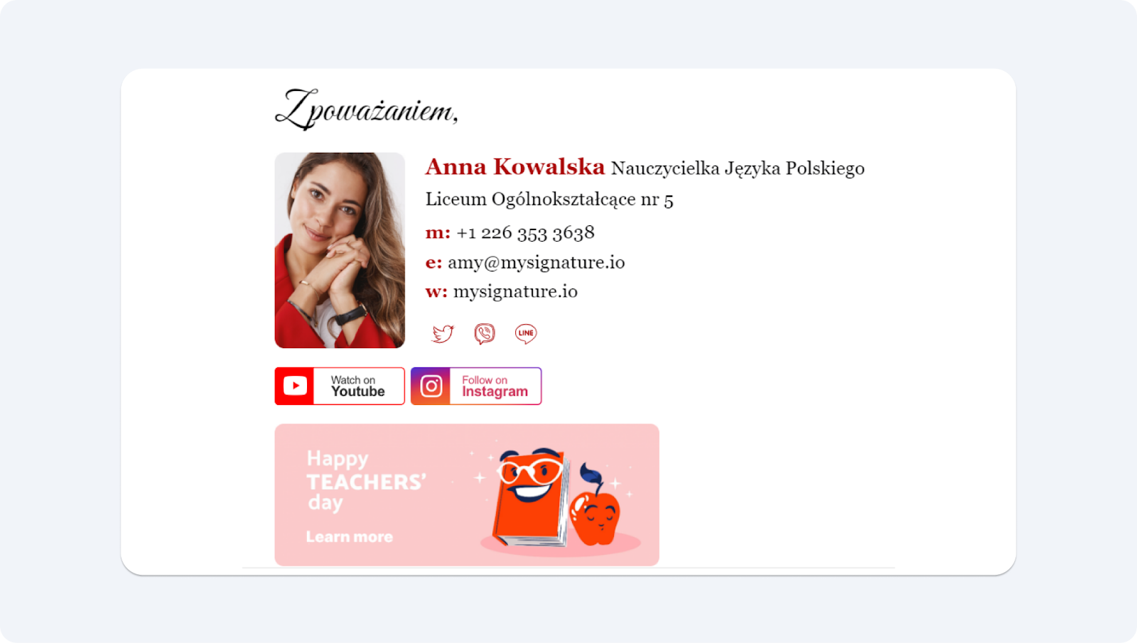 tworzenie podpisów email, podpis email