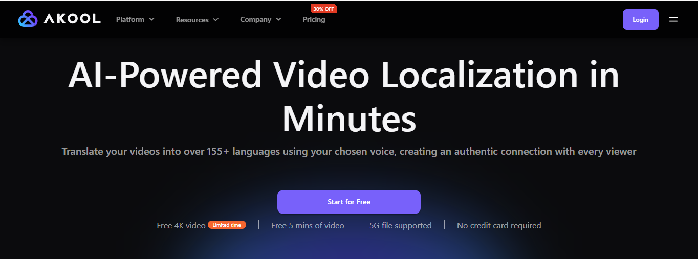  Akool video translator