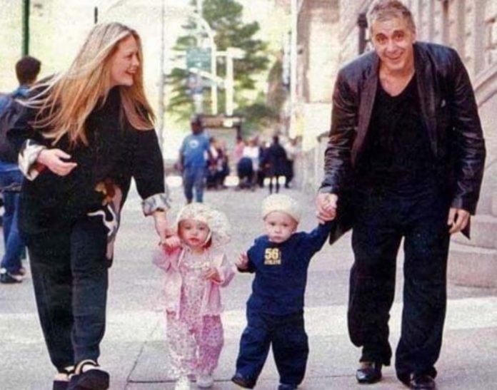 a younger Anton James Pacino with his family