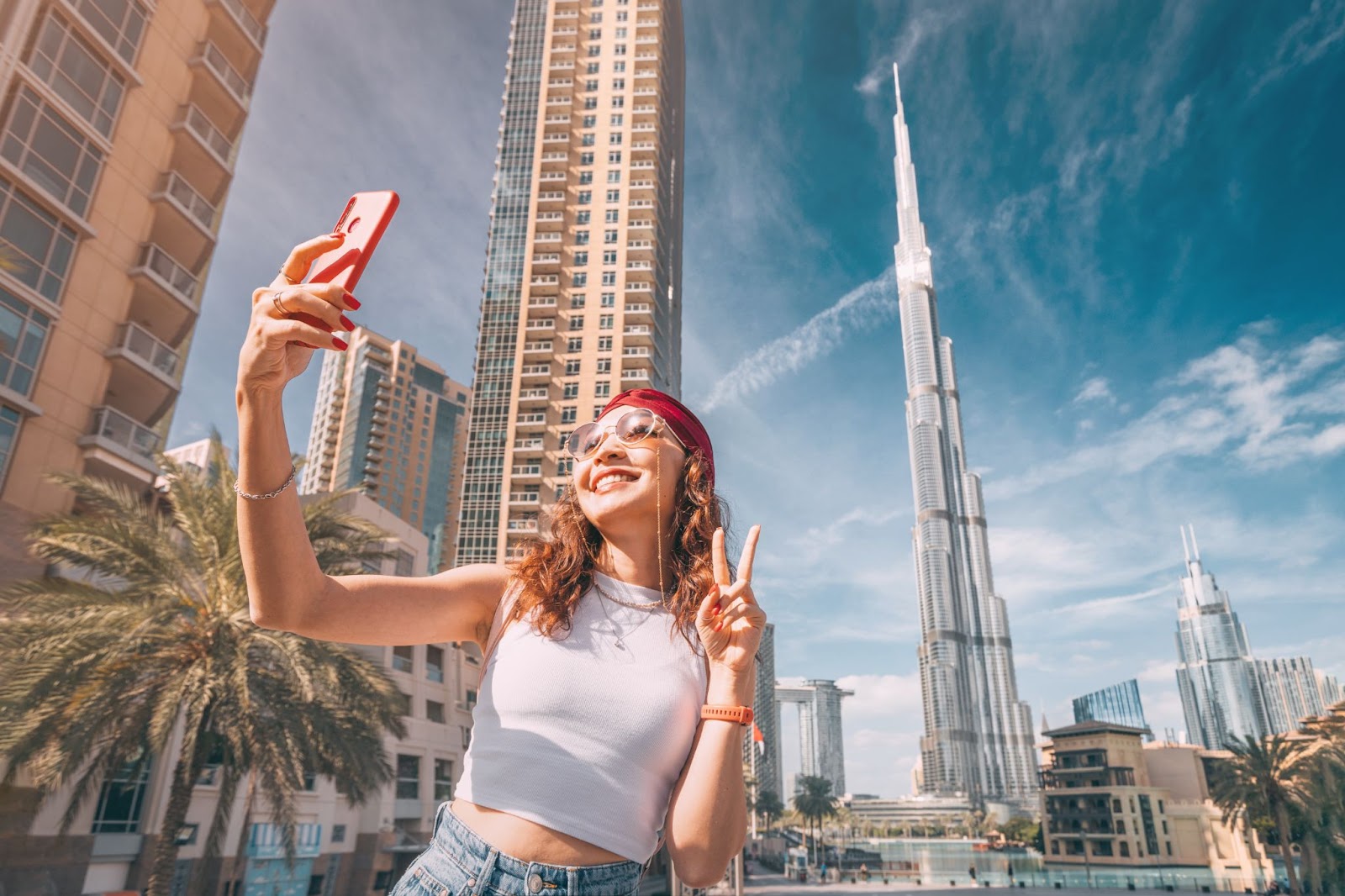 Travel influencer in Dubai