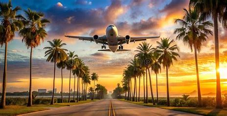 Image result for airports with palm trees