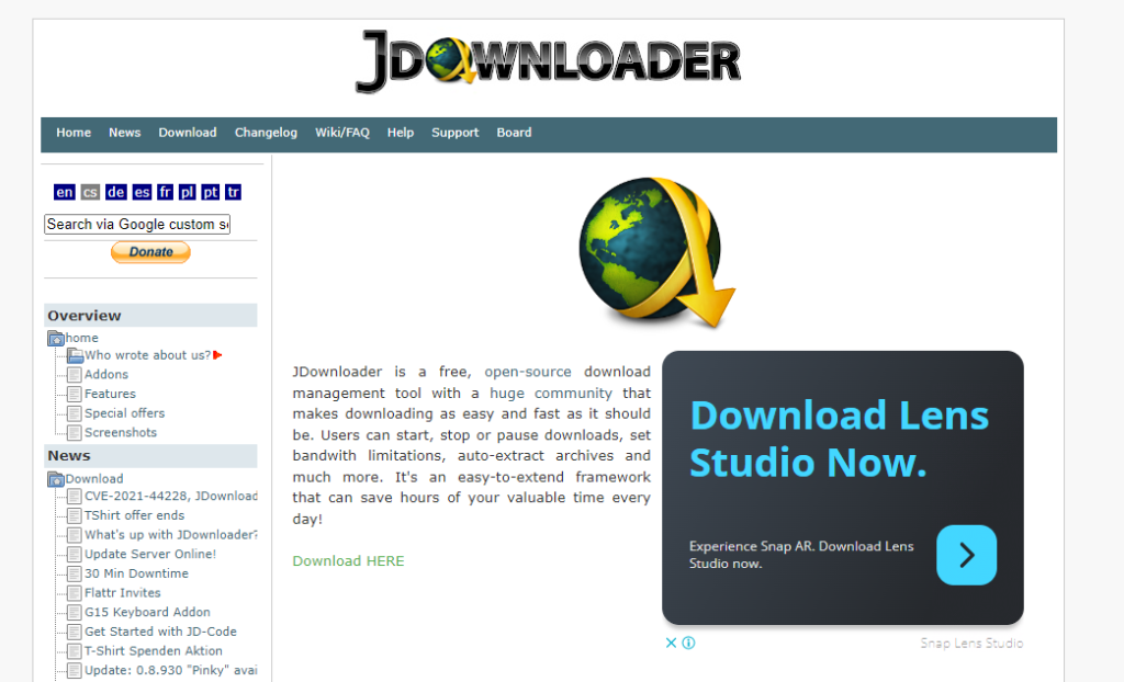 JDownloader