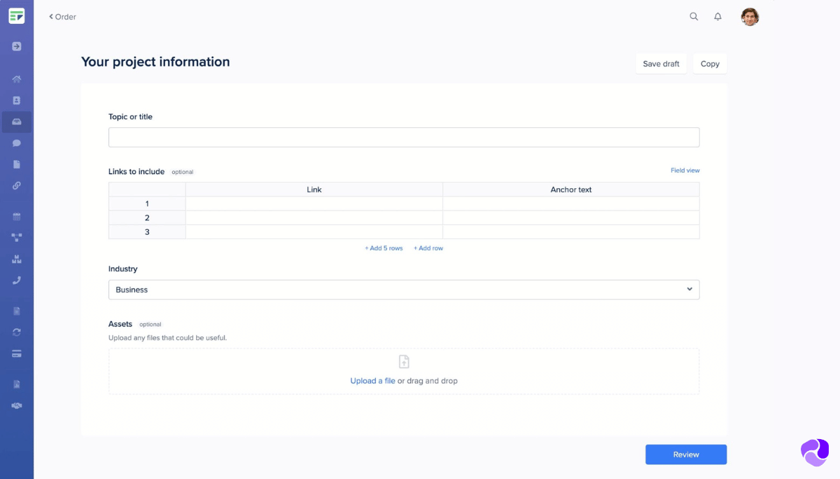 Service Provider Pro Intake Forms