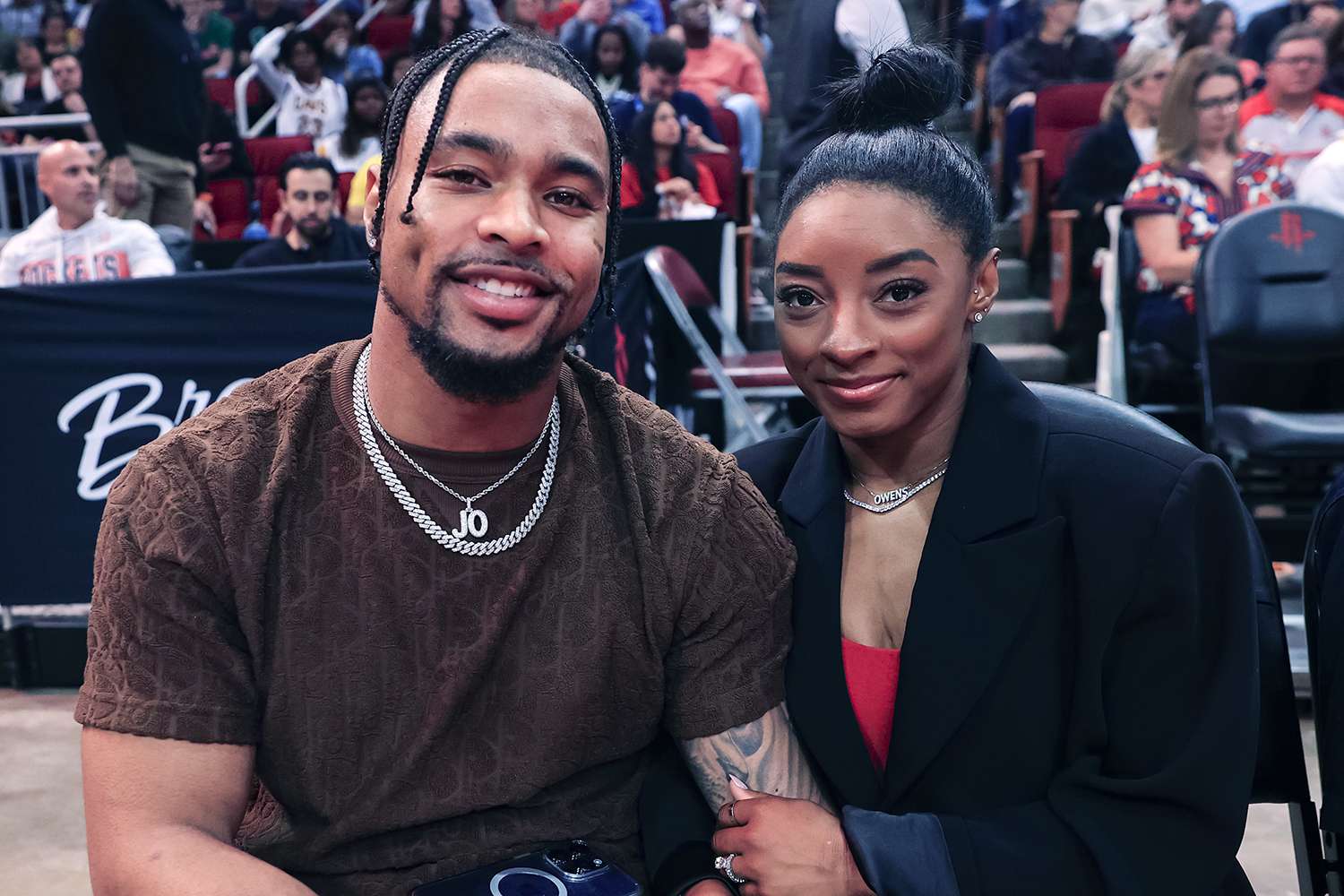 Simone Biles' Husband Says She's the Better Athlete in the Relationship: 'I'm Not Doing No Backflips'
