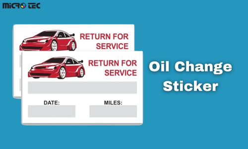 how accurate is the oil change sticker