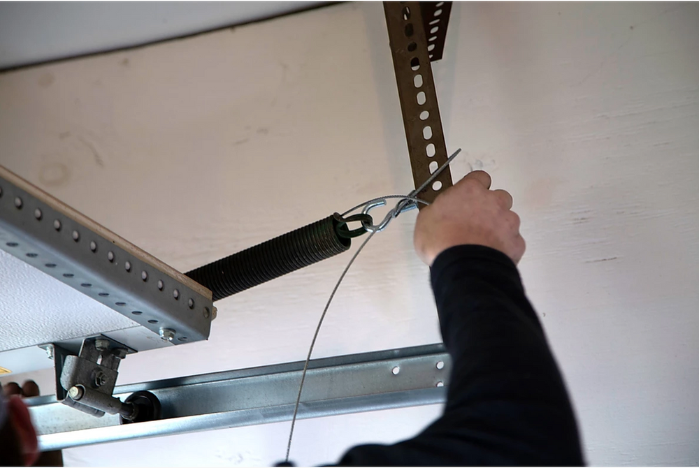 how to replace garage door cables