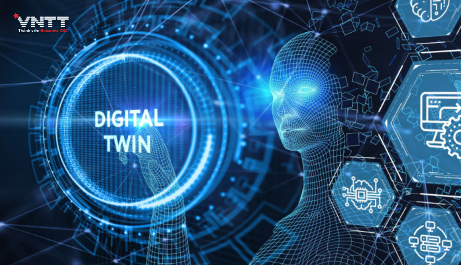 Hình minh hoạ Digital Twin - Bản sao số