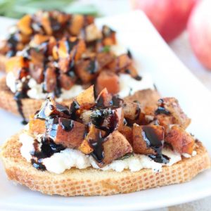 Butternut Squash Apple Bruschetta