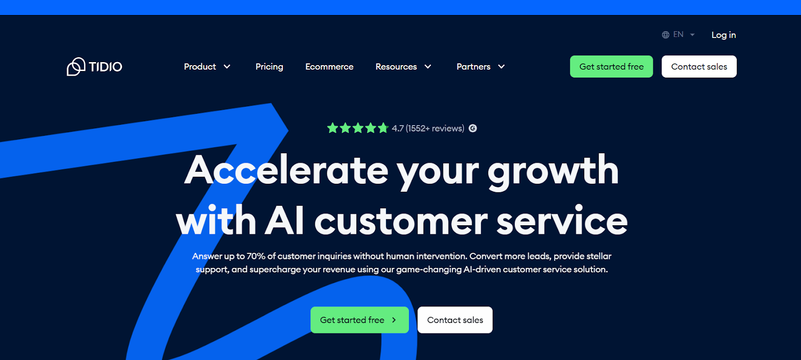 ai customer service tidio