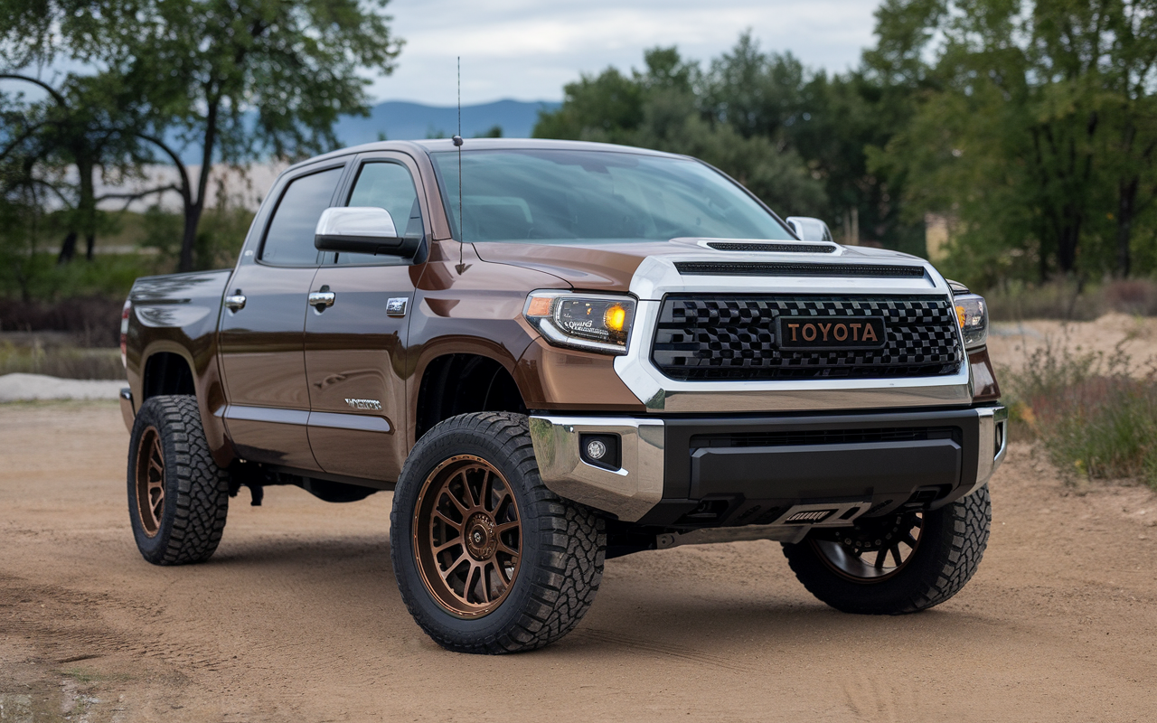 Fuel Rebel Bronze 22x10 Toyota Tundra 2018 Wheels