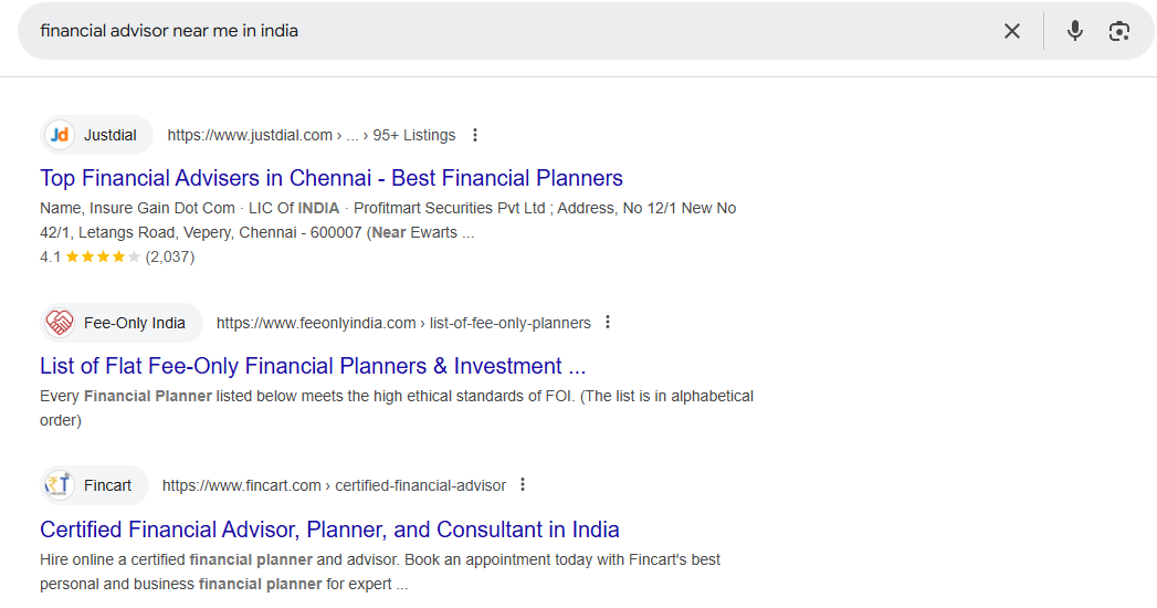 SEO for financial advisors