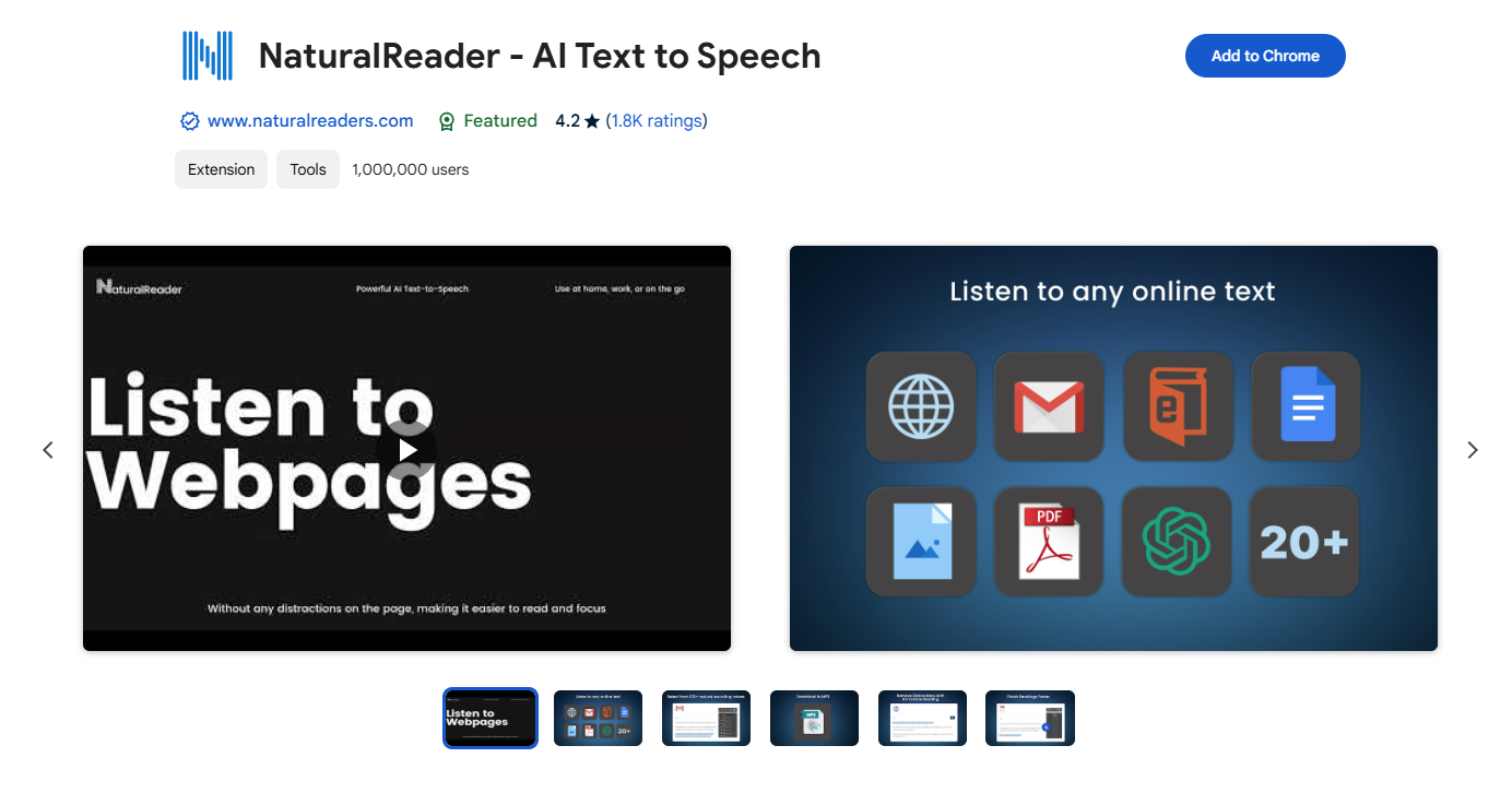 NaturalReader - AI Text to Speech Provides Realistic Voices