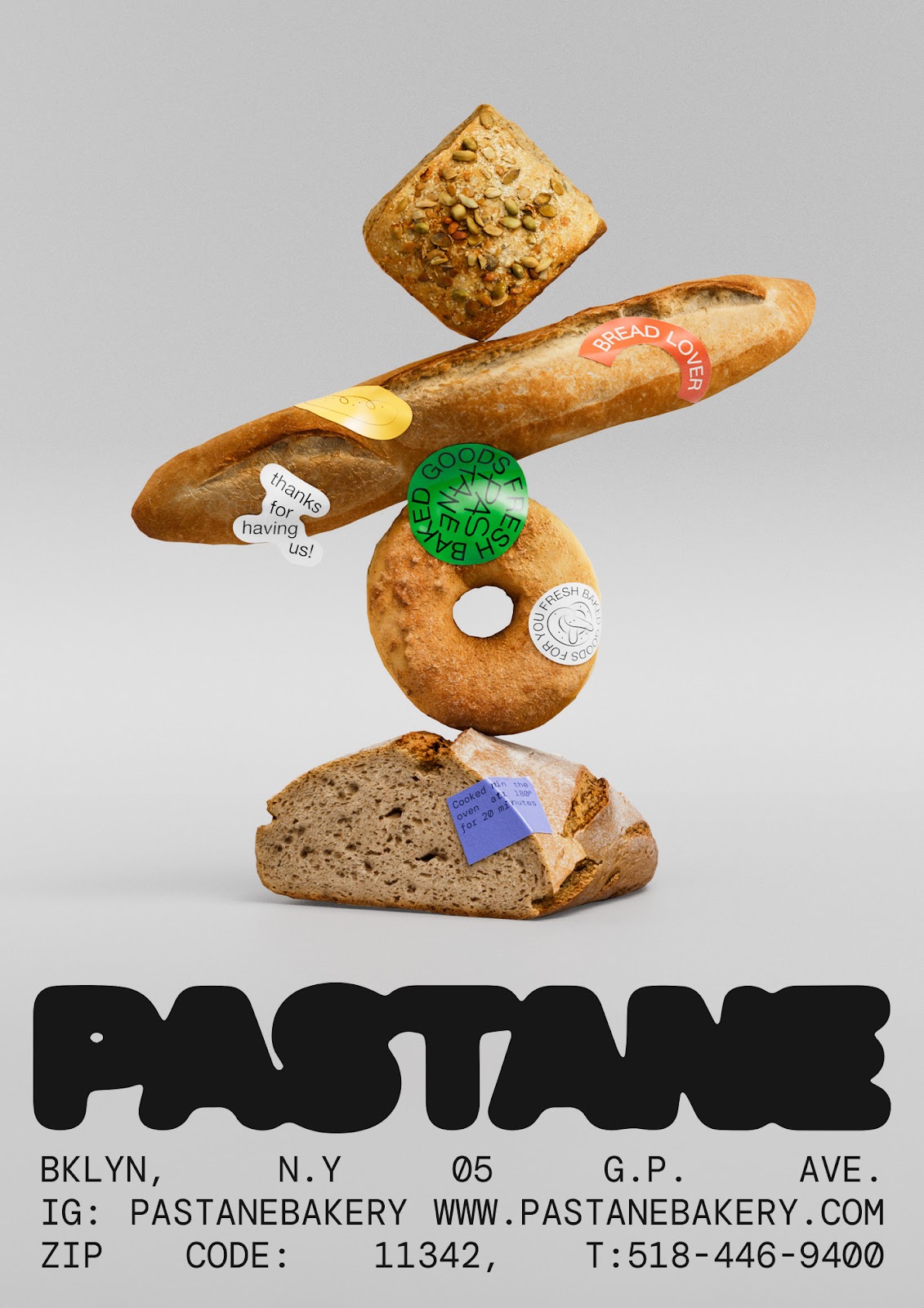 Image from the Branding and Visual Identity in Pastane Bakery’s Elegant Design article on Abduzeedo