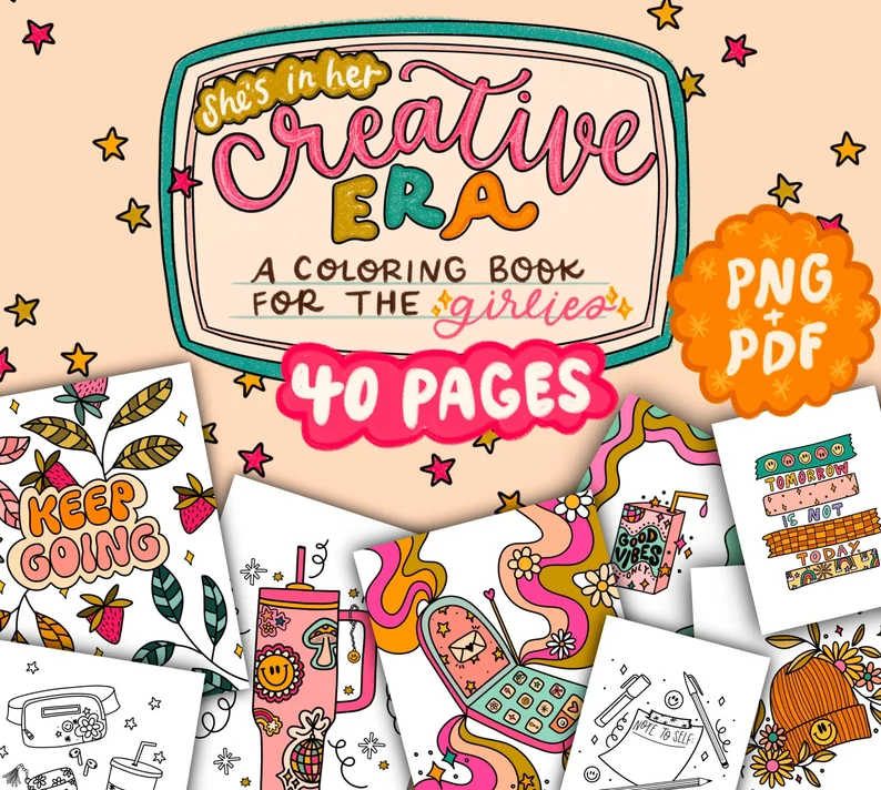 Creative Era adult coloring pages printable