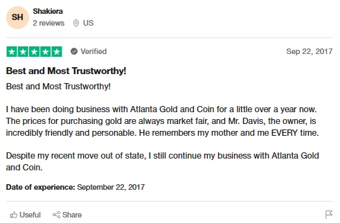 review 3 of Atlanta Gold & Coin Buyers