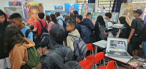 A Arte Foi À Escola: Um Encontro Inesquecível em Serra Negra