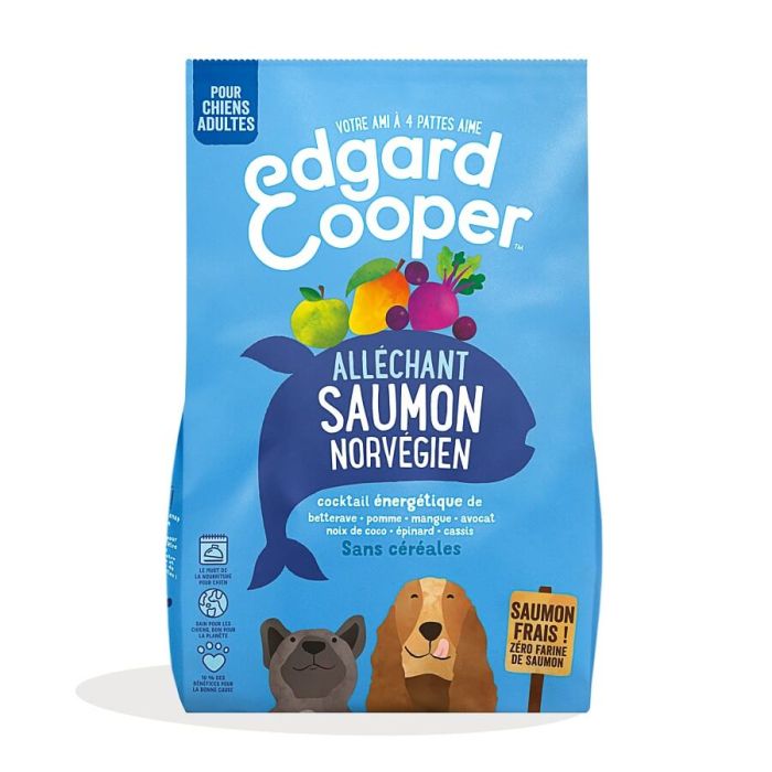 edgard cooper croquettes saumon norv gien frais chien adulte 3 